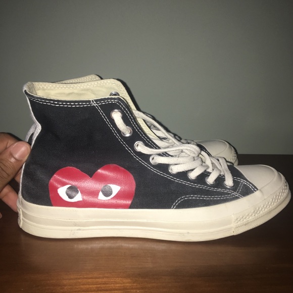 comme des garçons hi top sneakers - Picture 2 of 5
